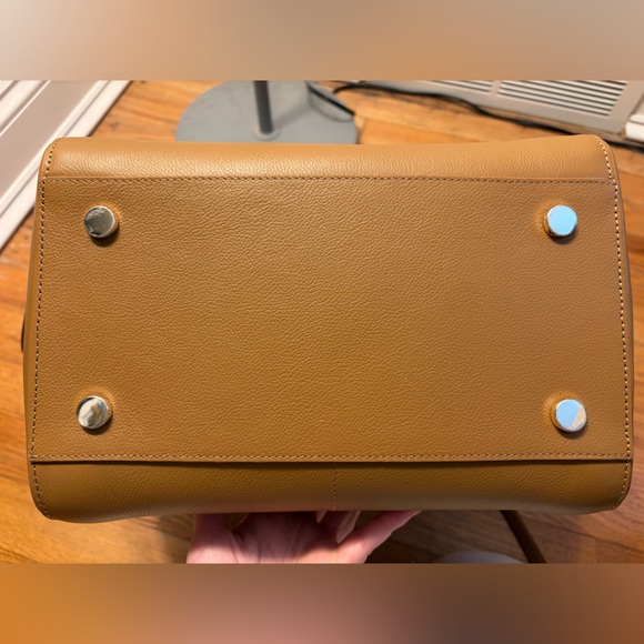 Mina Baie Midi Harper: Tan Leather - Picture 3 of 5